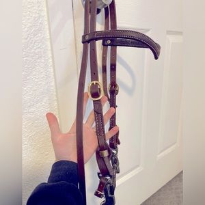 New wot Teskeys pony headstall, and Amish headstall